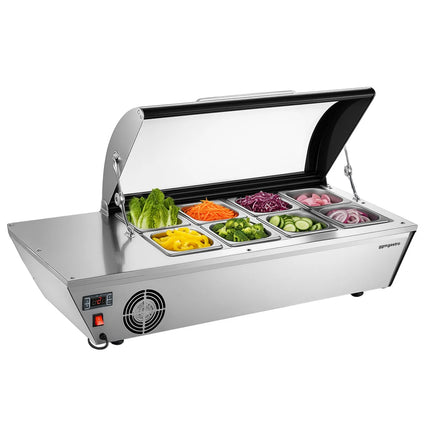 GGM Gastro Countertop refrigerated display case - 67L - 1035mm - For 8x GN 1/6 or 4x GN 1/3