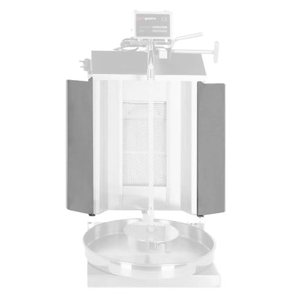 GGM Gastro Cửa Đôi Cho Lò Doner Kebab - 375x153mm - Thép Không Gỉ - Bản Lề Phải & Trái - Cho DOK1
