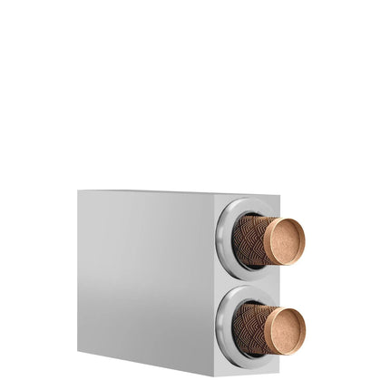 GGM Gastro Cup Dispenser - Stainless Steel - with 2 dispensers