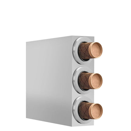 GGM Gastro Cup Dispenser - Stainless Steel - with 3 dispensers