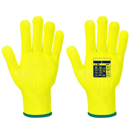 GGM Gastro Cut-Resistant Gloves Pro Cut - Yellow - Size: XL - Cut Level D