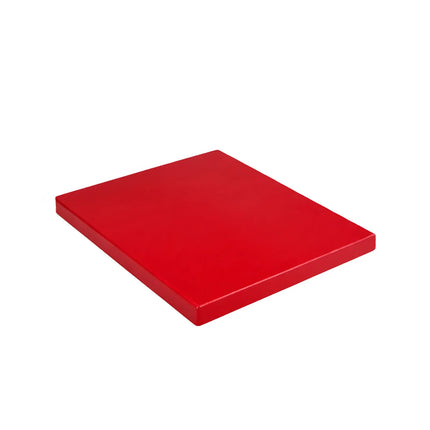 GGM Gastro Cutting/Chopping board with anti-slip feet - 250x400mm - HACCP compliant - Red
