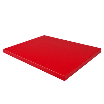 GGM Gastro Cutting/Chopping board with anti-slip feet - 300x500mm - HACCP compliant - Red