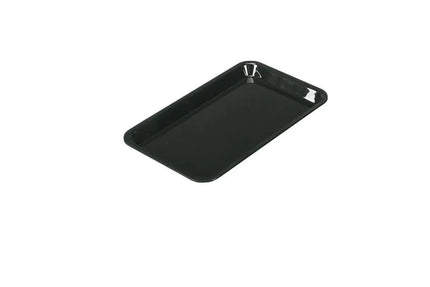 GGM Gastro Đĩa Phục Vụ Lớn - GN 1/4 - 265x162x20mm - Đen - Chữ Nhật - Nhựa