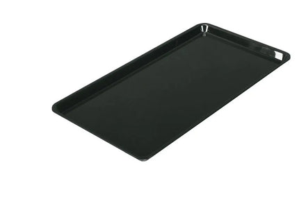 GGM Gastro Đĩa Phục Vụ Lớn - Nhựa - 600x400x20mm - Đen - Chữ Nhật