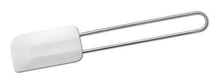 GGM Gastro Dough Scraper - Flexible Stainless Steel Blade - 13mm - White - Plastic Handle