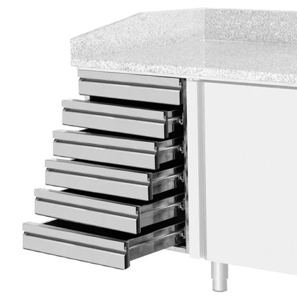 GGM Gastro Drawer Unit – 6 drawers - 400x600mm - comprising 6 neutral drawers (EN) - for Series POI