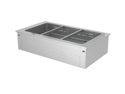 GGM Gastro Drop-in Bain Marie - 1135mm - 3x GN 1/1 - 200mm deep - Wet Heat - 2,19 kW