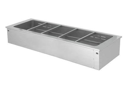 GGM Gastro Drop-in Bain Marie - 1785mm - 5x GN 1/1 - 200mm deep - 3,65 kW