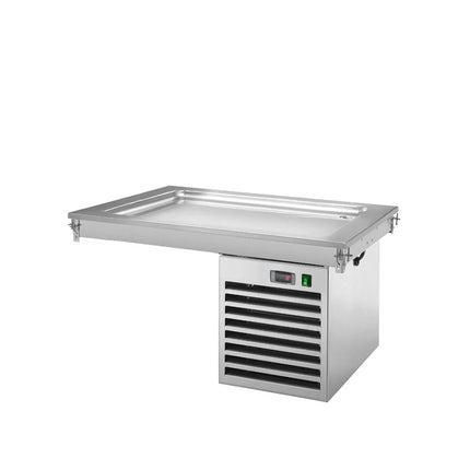 GGM Gastro Drop-In Cold Plate - 1000mm - +2 to +8°C - 3x GN 1/1 - 350W