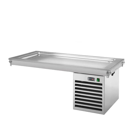 GGM Gastro Drop-In Cold Plate - 1500mm - +2 to +8°C - 4x GN 1/1 - 450W