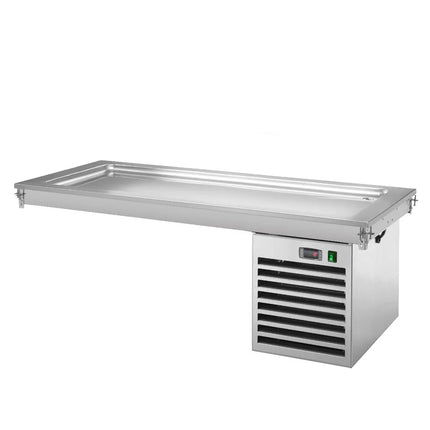 GGM Gastro Drop-In Cold Plate - 1785mm - +2 to +8°C - 5x GN 1/1 - 700W
