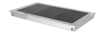 GGM Gastro Drop-in Hot Plate Stainless Steel - 1000mm - 3x GN 1/1 - 1.35 kW