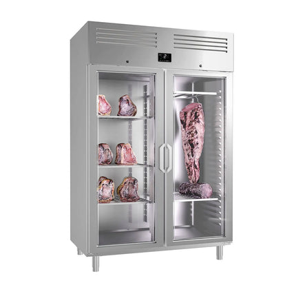 GGM Gastro Dry Ageing Fridge - 1325x868mm - with 2 glass doors