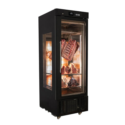 GGM Gastro Dry Ageing Fridge - 702x880mm - with 1 glass door - Black