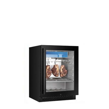 GGM Gastro Dry Ageing Meat maturing cabinet - 595x570mm - with 1 glass door - Black