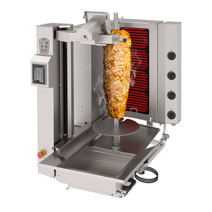 GGM Gastro Electric Automatic Doner Kebab Grill - 4 Burner - up to 95kg - 6.4kW