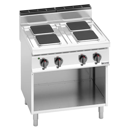 GGM Gastro Electric Boiling Top - 10.4kW - 4 plates - with open base shelf