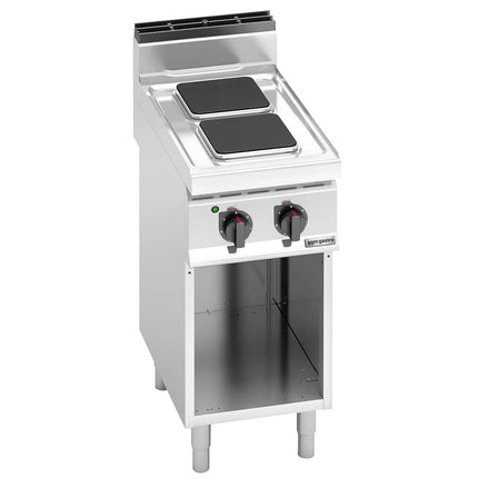 GGM Gastro Electric Boiling Top - 5.2kW - 2 plates - with open base shelf