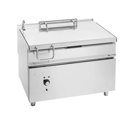 GGM Gastro Electric Bratt Pan - 120L - 14.4kW - Motorised Tilt - with Water Fill Tap