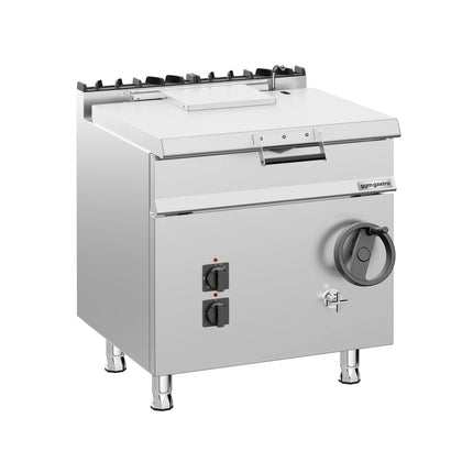GGM Gastro Electric Bratt Pan - 60L - 9kW - Manual Tilt - with Water Fill Tap