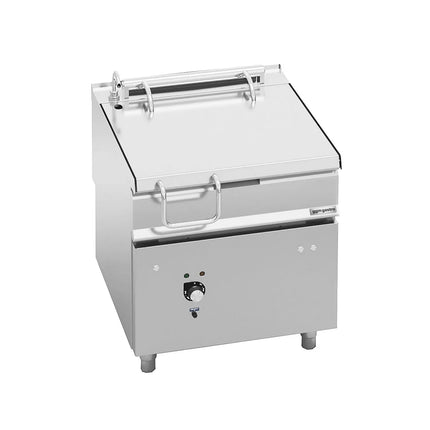 GGM Gastro Electric Bratt Pan - 80L - 9.6kW - Motorised Tilt - with Water Fill Tap
