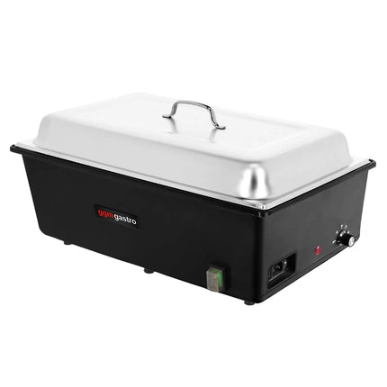 GGM Gastro Electric Chafing Dish - GN 1/1 - with Lid - Black