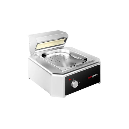 GGM Gastro Electric Chip Scuttle - 0.65kW - 1x GN 1/2 - Countertop