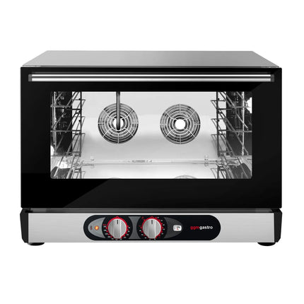 GGM Gastro Electric Commercial Compact Convection Oven with Humidity Control - Manual Controls - 4x GN 1/1 or 600x400mm (EN 60x40)