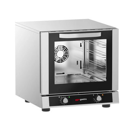 GGM Gastro Electric Compact Convection Oven - Manual Controls - 1 Baking Chambers - 4x 429x345mm - incl. 4x Baking Trays