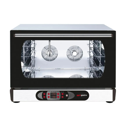 GGM Gastro Electric Compact Convection Oven with Steam Injection - Digital Controls - 4x GN 1/1 or 4x 600x400mm (EN 60x40)