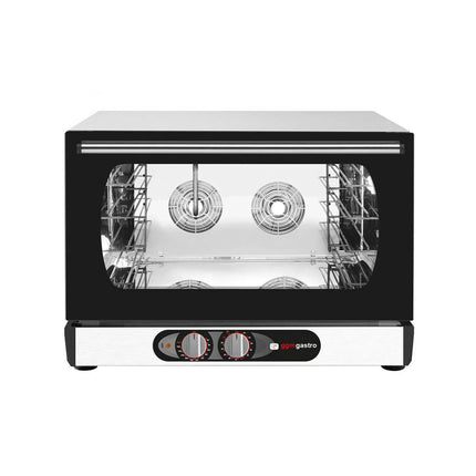 GGM Gastro Electric Compact Convection Oven with Steam Injection - Manual Controls - 4x GN 1/1 or 600x400mm (EN 60x40)