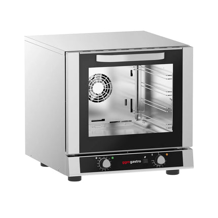 GGM Gastro Electric Compact Convection Oven with Steam Injection - Manual Controls - 4x 429x345mm - incl. 4x Baking Trays 429x345mm