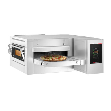 GGM Gastro Electric Conveyor Pizza Oven - 1820x2450mm (182.1 cmx245.1 cm) - 230V 3 Phase - Touchscreen Controls - Belt width: 1000mm (100.1 cm) - up to 350°C