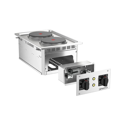 GGM Gastro Electric Drop-in Boiling Top - 5.2kW - 2 Plates