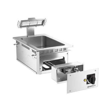 GGM Gastro Electric Drop-in Chip Scuttle – 1 kW – 1 × GN 1/1
