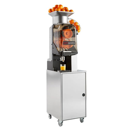 GGM Gastro Electric Orange juicer - Silver - with Tap, Cleaning Mode & Base