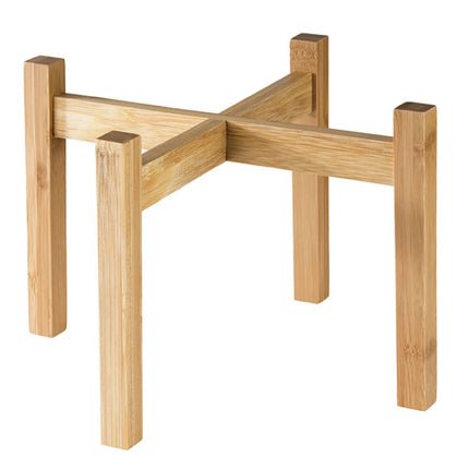GGM Gastro Etagere / Buffet Stand - Bamboo - Brown - square - Height: 140mm - suitable for 10430 & 10435