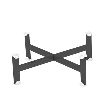 GGM Gastro Etagere / Buffet Stand - Stainless steel, powder-coated - Black - Height: 120mm - suitable for platters & plates from 210mm