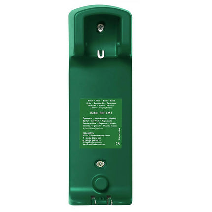 GGM Gastro Eye Wash Station Small - filled to BS 8599-1:2019 - Green - for workplaces - with wall-mounted - incl. wall bracket