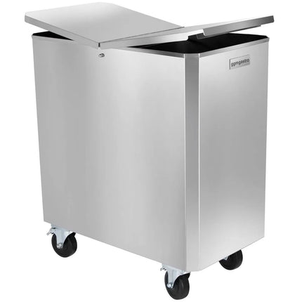 GGM Gastro Flour Storage Trolley - 150L - Stainless Steel - Mobile on Castors