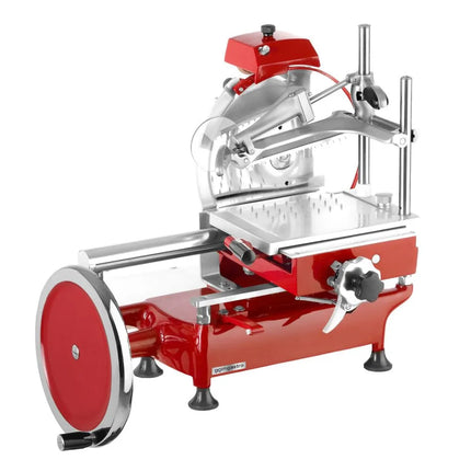 GGM Gastro Flywheel Meat Slicer - Blade 300mm - Red