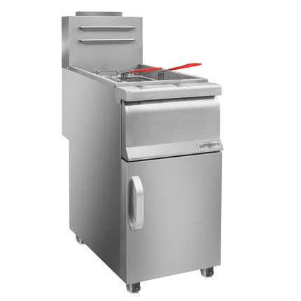 GGM Gastro Free Standing Gas Fryer - 16 litres - 27kW - with drain tap