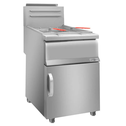 GGM Gastro Free Standing Gas Fryer - 30 litres - 45kW - with drain tap