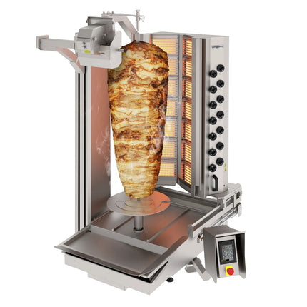 GGM Gastro Gas Automatic Doner Kebab Grill - 14 Burner - up to 280kg - 37.24kW