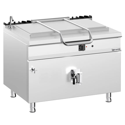 GGM Gastro Gas Boiling Pan - 250L - 30kW - Indirect Heating - with Water Connection