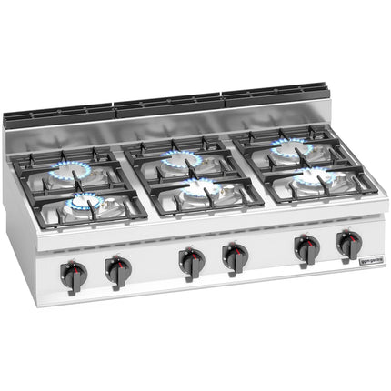 GGM Gastro Gas Boiling Top - 33.5kW - 6 burners