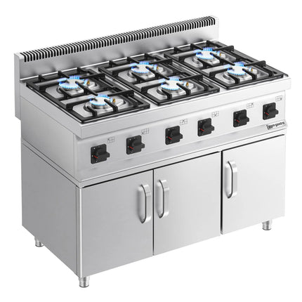 GGM Gastro Gas Boiling Top - 36kW - 6 burners