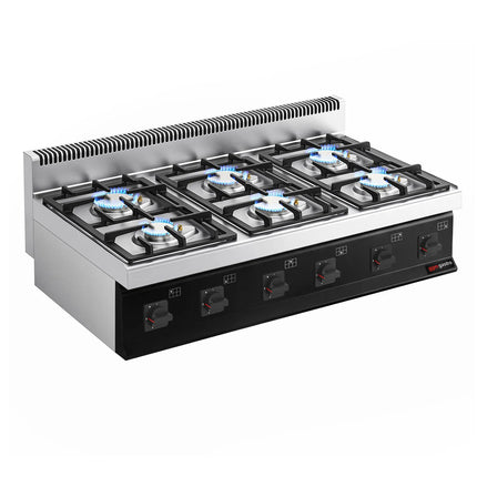 GGM Gastro Gas Boiling Top - 36kW - 6 burners