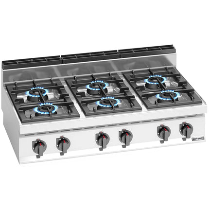 GGM Gastro Gas Boiling Top - 42kW - 6 burners